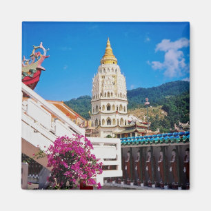 Imán El templo rojo de Kek Lok Si, Penang, Malasia