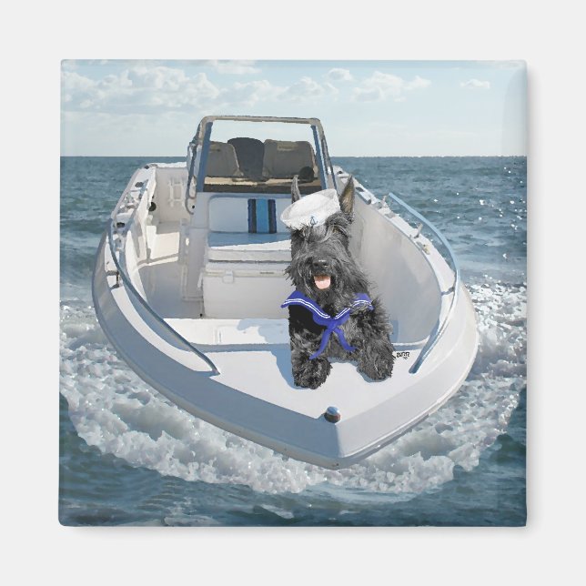 Imán El terror escocés en el barco (Frente)