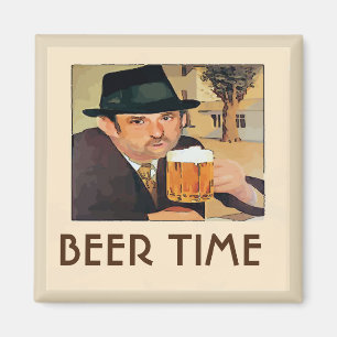 Imán El tiempo de la cerveza, añade el texto