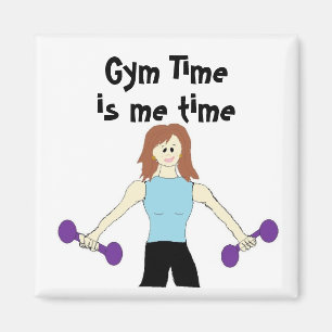 Imán El tiempo en el gimnasio es mi tiempo