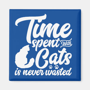 Imán El tiempo que se pasa con los gatos nunca se pierd