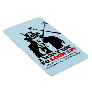 Imán El tío Sam dice quisiera que usted mirara para