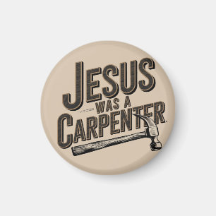 Imán El Trabajo de Cristo, Jesús Era Carpintero