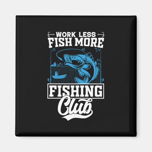 Imán El trabajo de los pescadores menos los peces (Frente)