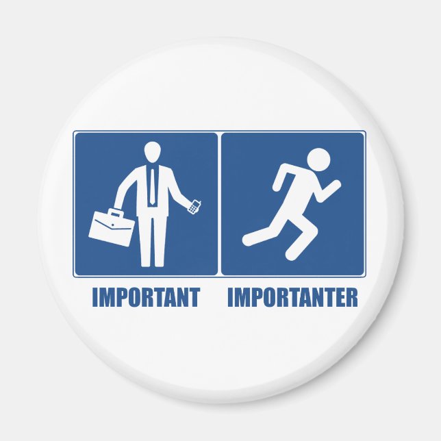 Imán El trabajo es importante, la ejecución es importan (Frente)