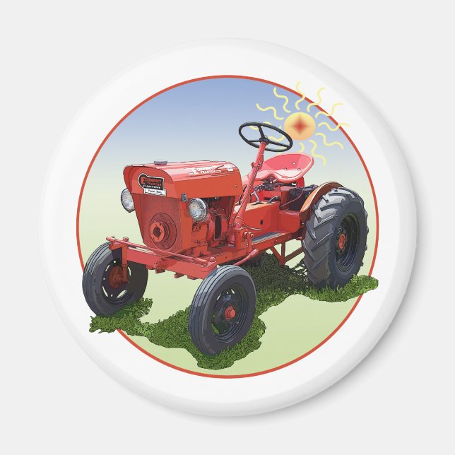 Imán El tractor económico (Frente)