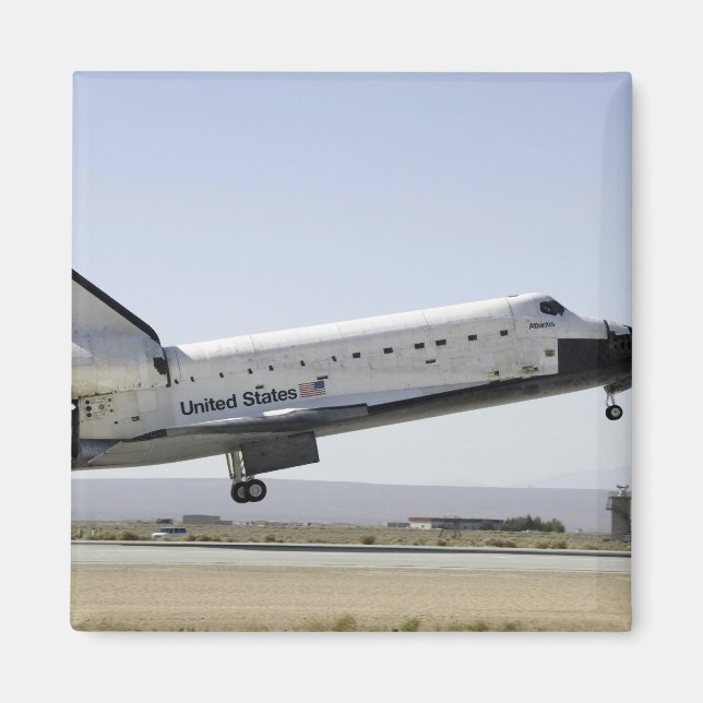 Imán El transbordador espacial Atlantis se prepara para (Frente)