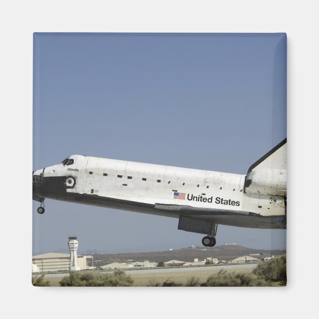 Imán El transbordador espacial Atlantis se prepara para (Frente)