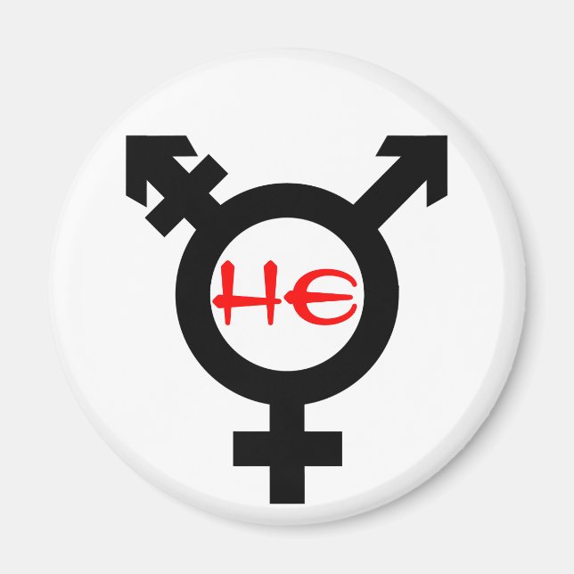 Imán Él Transgénero (Frente)