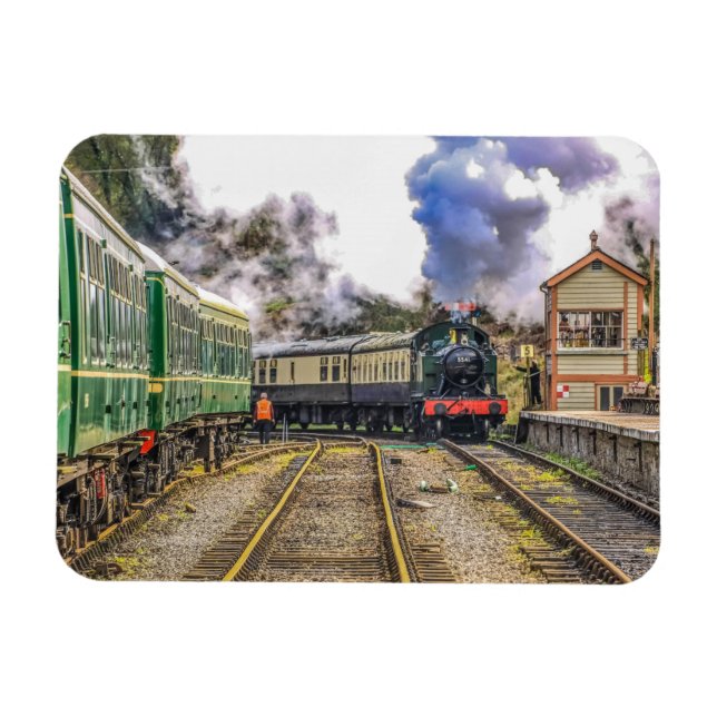 Imán El tren de vapor '9681' (Horizontal)