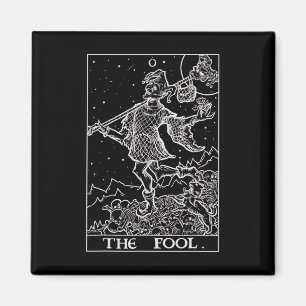 Imán El Tribunal de la Tarjeta Tarot para Tonto Jester 