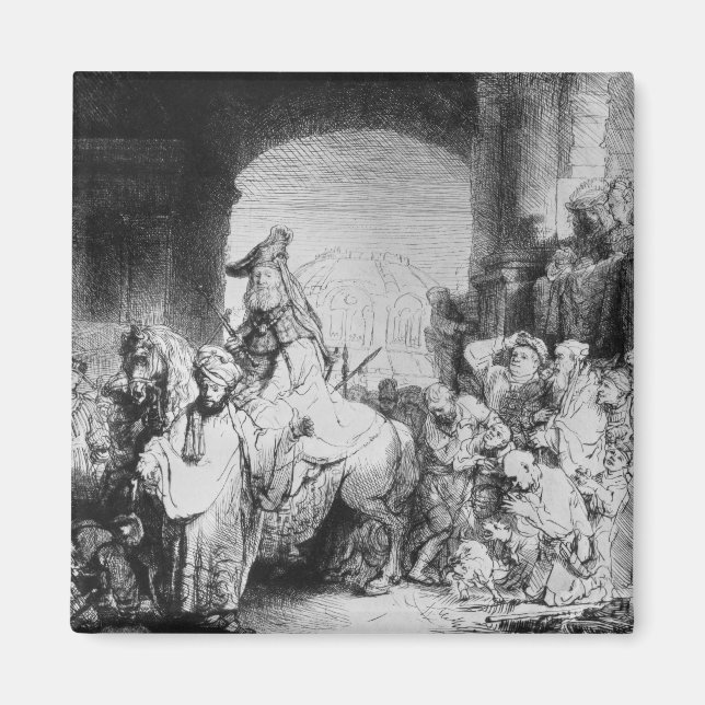 Imán El triunfo de Mordecai, c.1640 (Frente)