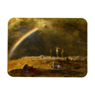 Imán El triunfo en el Calvario, 1874 de George Inness