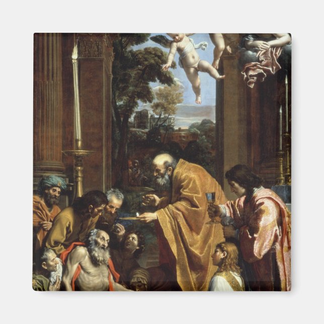 Imán El último Sacramento de St. Jerome, 1614 (Frente)