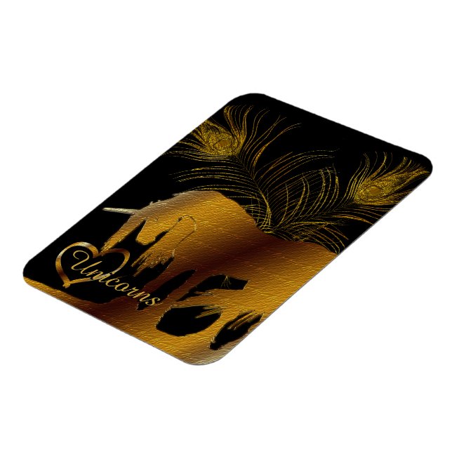 Imán El unicornio dorado (Lado Izquierdo)
