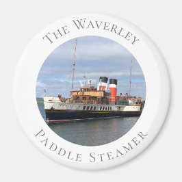 Imán El vaporeto Waverley Paddle Steamer