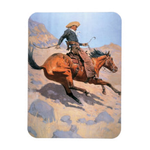 Imán El vaquero (aceite en lona)