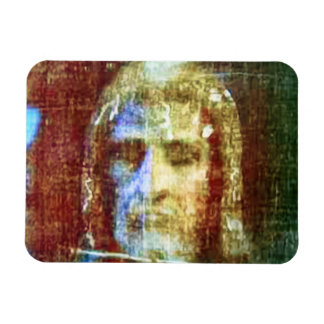 Imán El velo de Turín Cara Jesucristo Colorizado