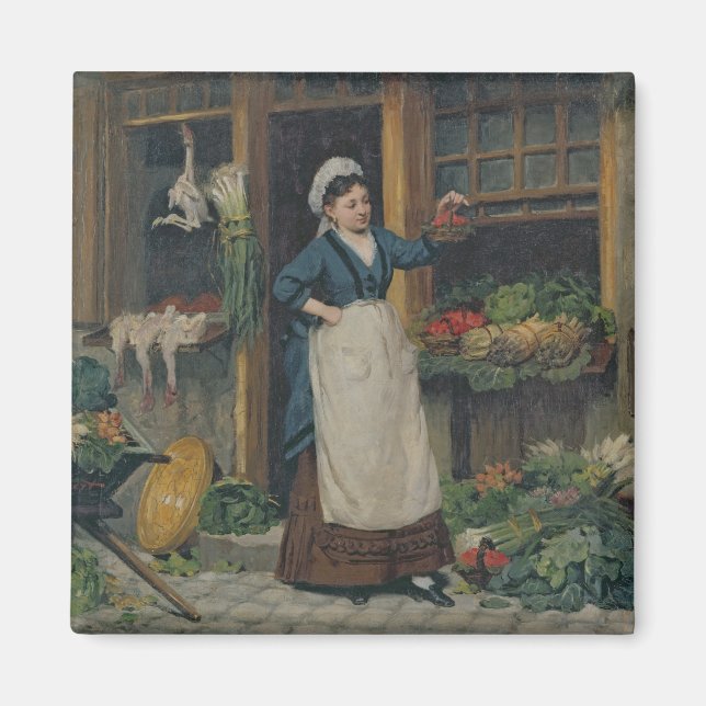 Imán El vendedor de frutas (Frente)