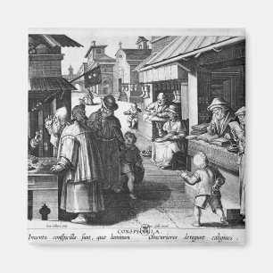 Imán El vendedor de las gafas, en enero Collaert