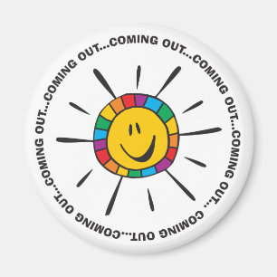 Imán El venir hacia fuera caras.