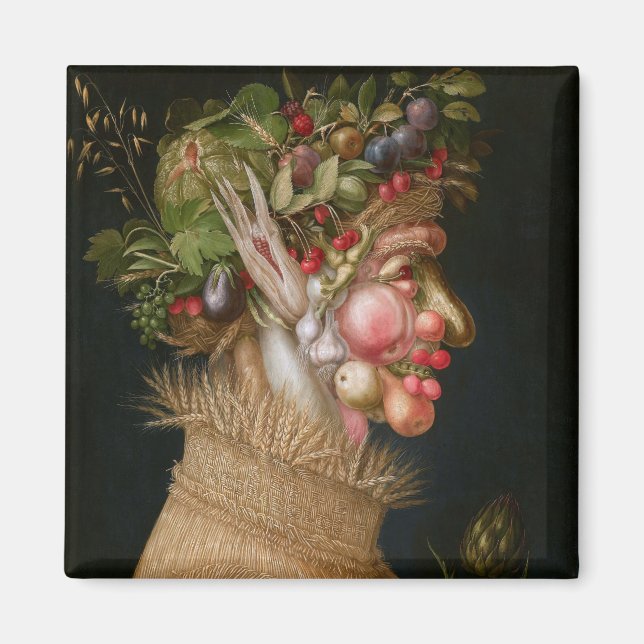 Imán El verano, Arcimboldo (Frente)