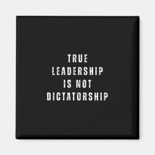Imán El verdadero liderazgo no es dictadura Anti-trump