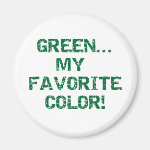 Imán El verde es mi color preferido