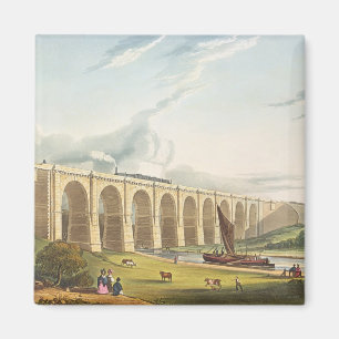 Imán El viaducto a través del valle de Sankey, platea