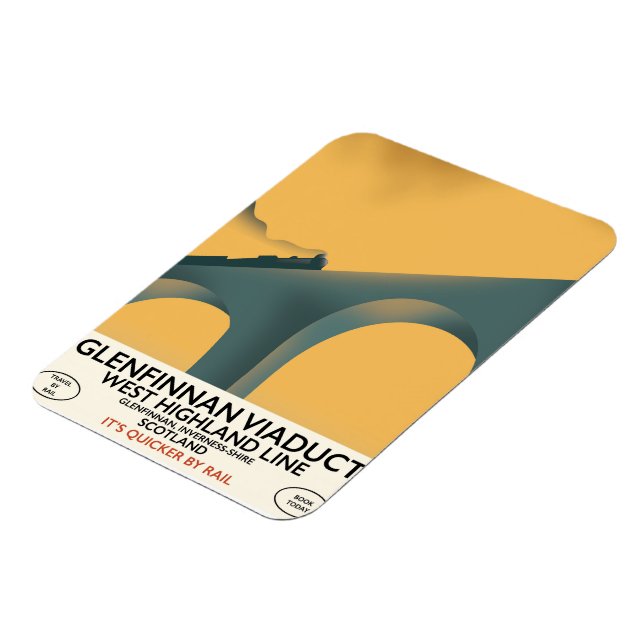 Imán El Viaducto de Glenfinnan en Escocia. (Lado Izquierdo)