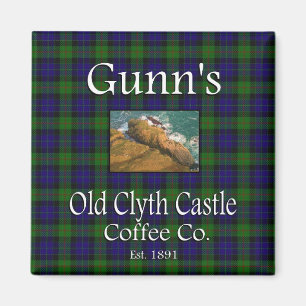 Imán El viejo castillo Clyth de Gunn, el café Co. Magn