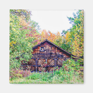 Imán El viejo granero en la caída