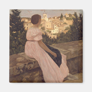 Imán El Viejo Jean Frederic Bazille El Vestido Rosa