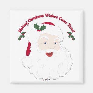 Imán ¡El Viejo Papá Noel Haciendo Navidades Los Sueños
