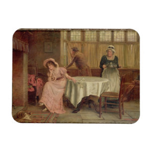 Imán "Él vienen?" (aceite en lona)
