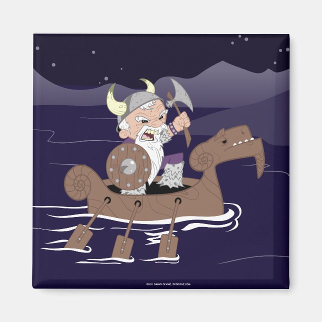 Imán El Viking Enfadado (Frente)