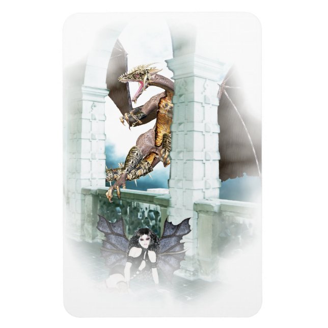 Imán El Viñette de Lair del Dragón (Vertical)