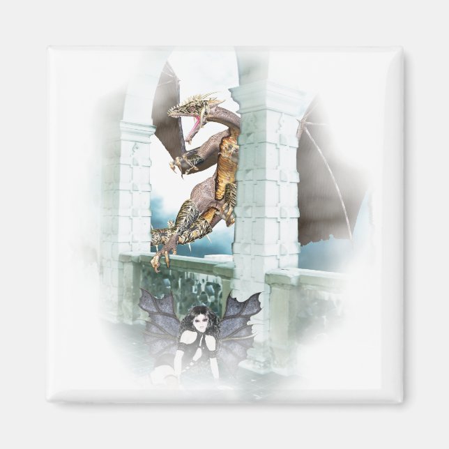 Imán El Viñette de Lair del Dragón (Frente)