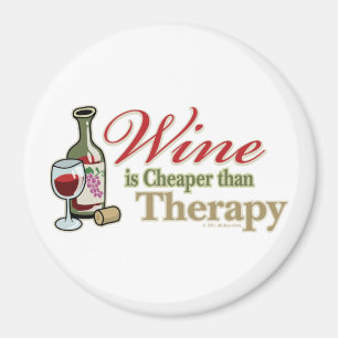 Imán El vino es más barato que terapia