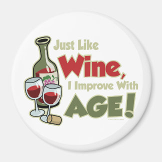Imán El vino mejora con la edad