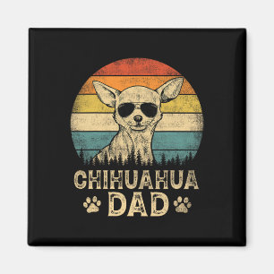 Imán El vintage Chihuahua Dad Dog ama al padre #39;s Da