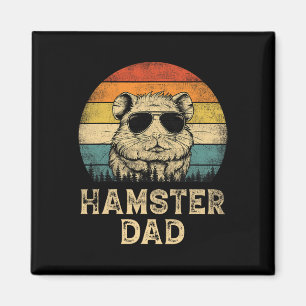 Imán El Vintage Hamster Dad Ama Papá Padre#39
