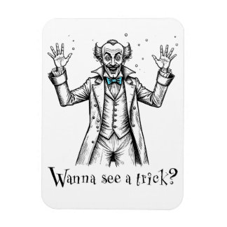 Imán El vintage ilusionista de Wild Eyed Illusionist "¿
