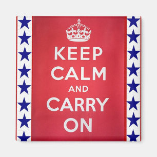Imán El vintage WW2 guarda calma y continúa