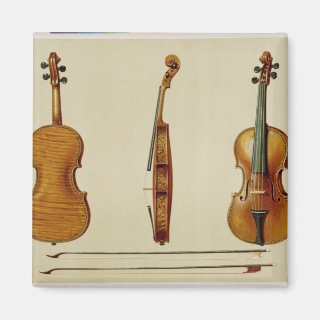 Imán El violín Hellier hecho por Antonio Stradivarius ( (Frente)