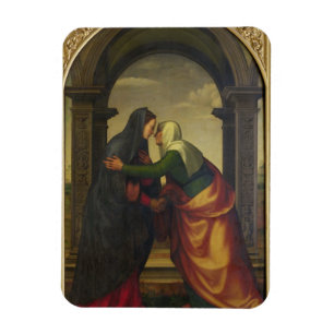 Imán El Visitation de St. Elizabeth al Virgen María