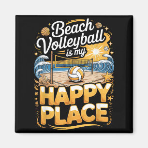 Imán El voleibol de playa es el lugar feliz del jugador