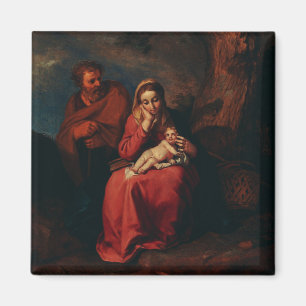 Imán El vuelo a Egipto por Abraham Bloemaert 