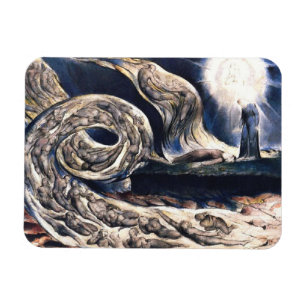 Imán El Whirlwind de William Blake Lovers ilustra el in