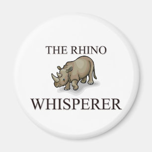 Imán El Whisperer del rinoceronte